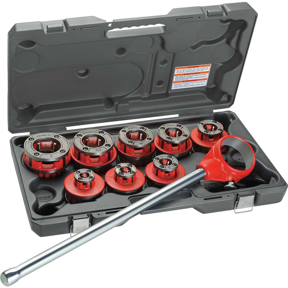 Tarraxa para Tubos Manual de 1/2 a 2" NPT com 8 peças 12-R - Ridgid
