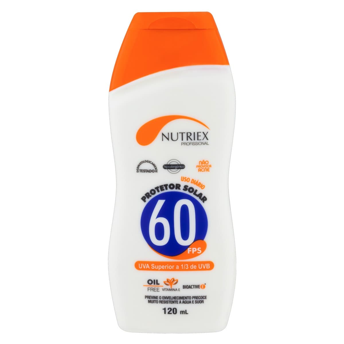 Protetor Solar Fps 60 Nutriex Profissional Frasco 120ml